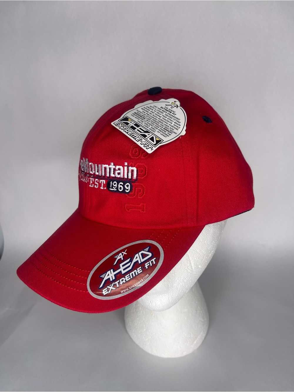 Men’s Stone Mountain Golf Club Red Baseball Cap hat - Picture 2 of 6
